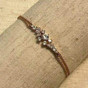Anniversary Rose Gold dainty bracelet
